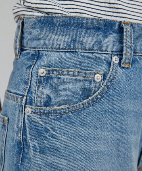 GALLARDAGALANTE（ガリャルダガランテ）の「【PEAS】スラッシュデニムパンツ（デニムパンツ・レディース・サックスブルー・0/1）」の19枚目の写真