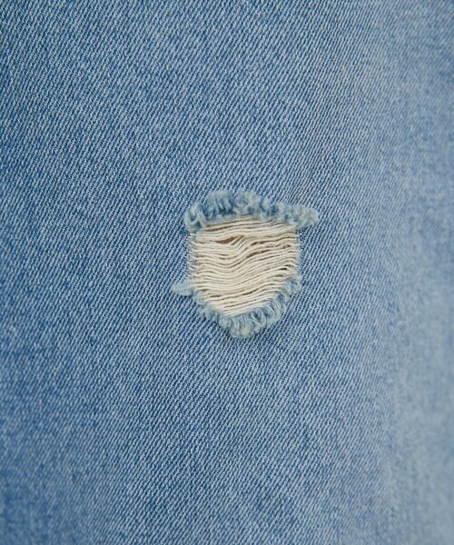 GALLARDAGALANTE（ガリャルダガランテ）の「【PEAS】スラッシュデニムパンツ（デニムパンツ・レディース・サックスブルー・0/1）」の20枚目の写真