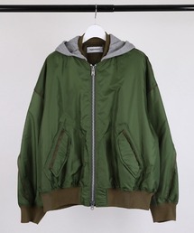 DISCOVERED(fBXJo[h)mj10985-DEVILS HOODIE MA-1 u](DC-SS26-BL-03)(MA-1)