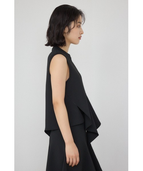 PLUS（プラス）の「【PLUS】イレヘムドレープニットベスト（ベスト・レディース・ブラック/ブラック系その他/グレー系その他・SMALL/MEDIUM）」の9枚目の写真