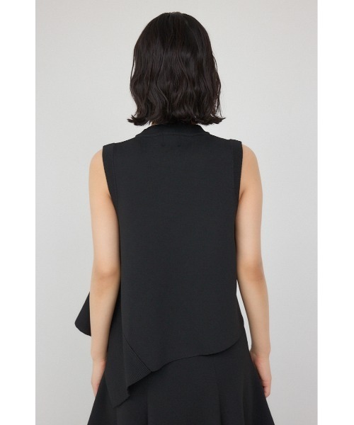 PLUS（プラス）の「【PLUS】イレヘムドレープニットベスト（ベスト・レディース・ブラック/ブラック系その他/グレー系その他・SMALL/MEDIUM）」の10枚目の写真