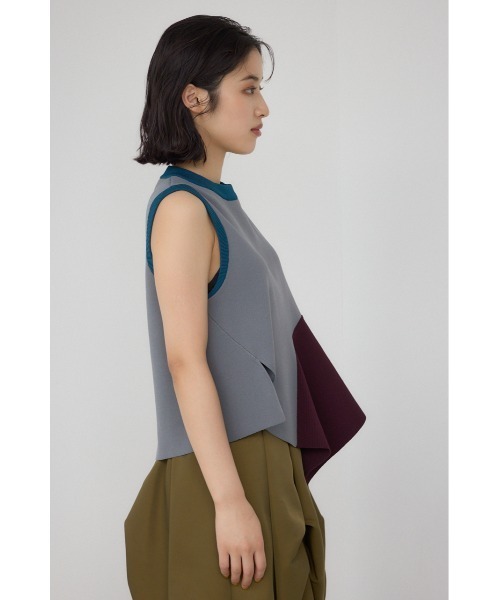 PLUS（プラス）の「【PLUS】イレヘムドレープニットベスト（ベスト・レディース・ブラック/ブラック系その他/グレー系その他・SMALL/MEDIUM）」の20枚目の写真