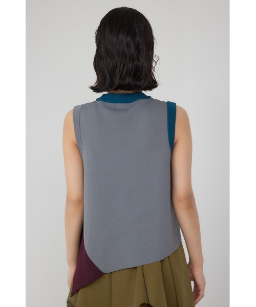 PLUS（プラス）の「【PLUS】イレヘムドレープニットベスト（ベスト・レディース・ブラック/ブラック系その他/グレー系その他・SMALL/MEDIUM）」の21枚目の写真