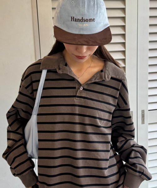 CIAOPANIC TYPY（チャオパニックティピー）の「【UNISEX】スエードロゴキャップ（ハット・レディース・ベージュ/ネイビー/ブルー・ONE SIZE）」の19枚目の写真