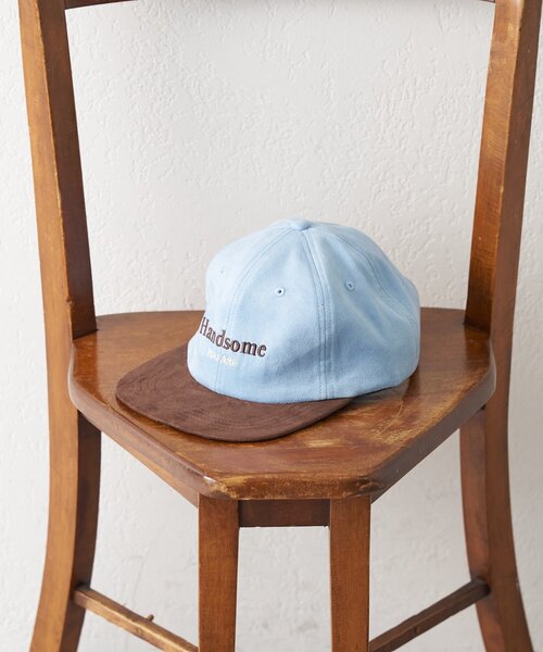 CIAOPANIC TYPY（チャオパニックティピー）の「【UNISEX】スエードロゴキャップ（ハット・レディース・ベージュ/ネイビー/ブルー・ONE SIZE）」の4枚目の写真
