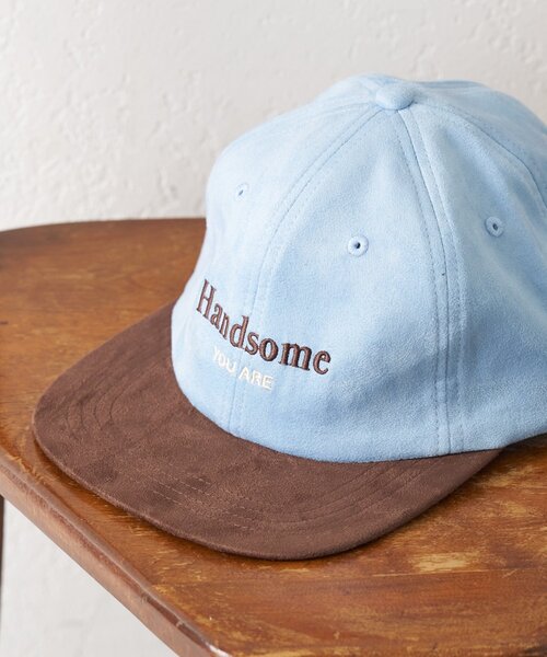 CIAOPANIC TYPY（チャオパニックティピー）の「【UNISEX】スエードロゴキャップ（ハット・レディース・ベージュ/ネイビー/ブルー・ONE SIZE）」の5枚目の写真