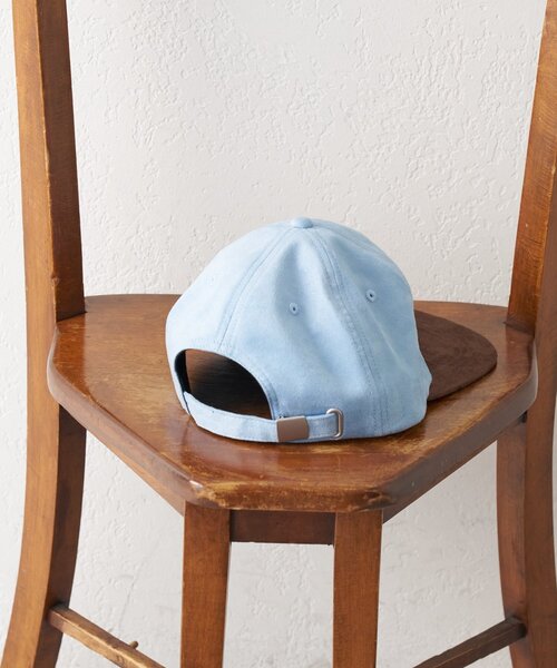 CIAOPANIC TYPY（チャオパニックティピー）の「【UNISEX】スエードロゴキャップ（ハット・レディース・ベージュ/ネイビー/ブルー・ONE SIZE）」の6枚目の写真