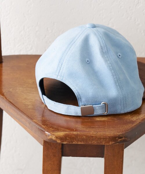 CIAOPANIC TYPY（チャオパニックティピー）の「【UNISEX】スエードロゴキャップ（ハット・レディース・ベージュ/ネイビー/ブルー・ONE SIZE）」の7枚目の写真