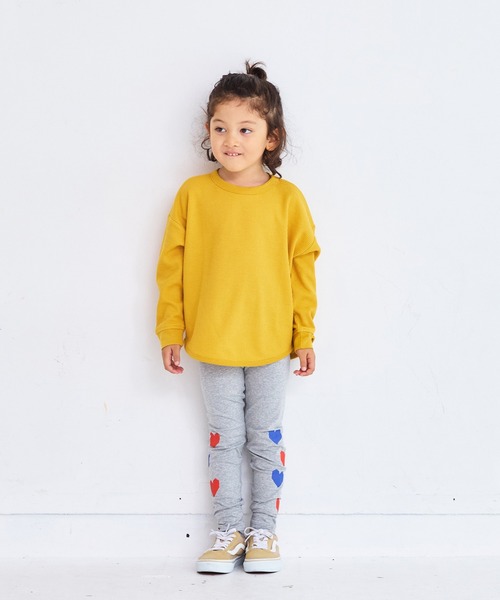 MARKEY'S（マーキーズ）の「サイドプリントフル丈レギンス（レギンス/スパッツ・キッズ・グリーン/ネイビー/オレンジ/杢グレー・100/130/120/95/90/80/70/110）」の18枚目の写真