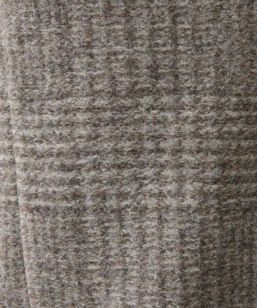 COLLAGE GALLARDAGALANTE（コラージュガリャルダガランテ）の「イタリアンエアリーノーカラーコート（ノーカラーコート・レディース・ブラウン/グレー・FREE）」の10枚目の写真