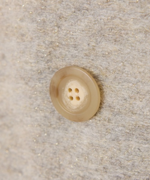 COLLAGE GALLARDAGALANTE（コラージュガリャルダガランテ）の「イタリアンエアリーノーカラーコート（ノーカラーコート・レディース・ブラウン/グレー・FREE）」の9枚目の写真