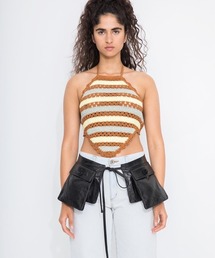 LEINWANDE / ラインヴァンド 22AW ケーブルニットキャミソール leinwande（ラインヴァンド）の「Holiday Crochet Crop Top
