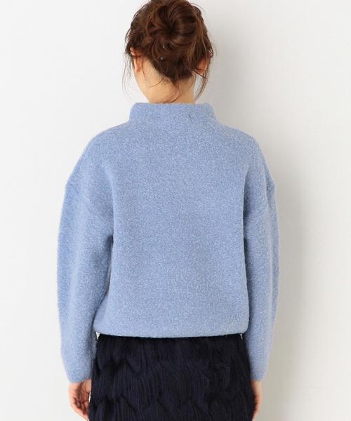 Another Edition（アナザーエディション）の「ウールナイロンリングハイネックプルオーバー/AEFC W/N リングHI/N PO（ニット/セーター・レディース・ベージュ/ライトブルー・フリー）」の3枚目の写真