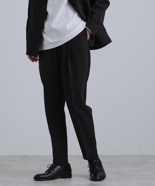 tk.TAKEO KIKUCHI（ティーケータケオキクチ）の「【2点セットジャケット＋パンツ】エアリードライノーカラージャケット＆スラックス（セットアップ・メンズ・ブラック/ネイビー/チャコールグレー・02/01/04/03）」の15枚目の写真
