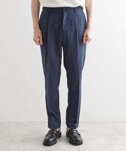 アーバンリサーチ/オックスノーカラージャケット＆パンツセット 新品未使用タグ付き♡AOKI T/Rストレッチ ノーカラージャケット