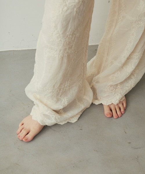 full/fill.(フルフィル)の「ナチュラル刺繍パンツ(その他パンツ・レディース・ナチュラル・FREE)」の3枚目の写真