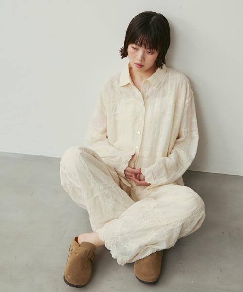 full/fill.(フルフィル)の「ナチュラル刺繍パンツ(その他パンツ・レディース・ナチュラル・FREE)」の4枚目の写真