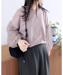 reca | チュールボリューム袖ロンTシャツ(Tシャツ/カットソー)