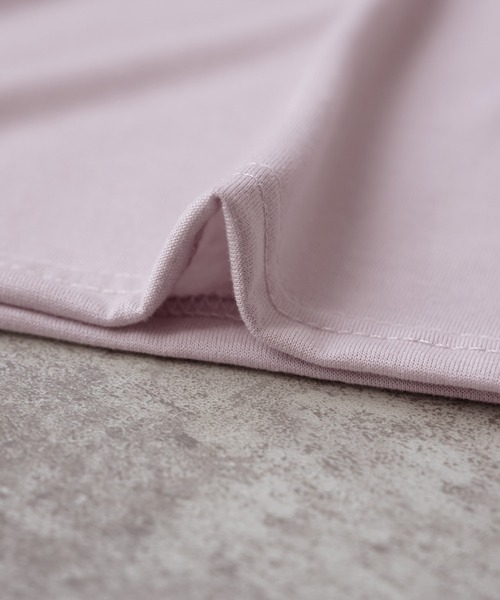 reca（レカ）の「チュールボリューム袖カットソー（Tシャツ/カットソー・レディース・オフホワイト/ブラック/ブラウン/ピンク・M-L）」の5枚目の写真