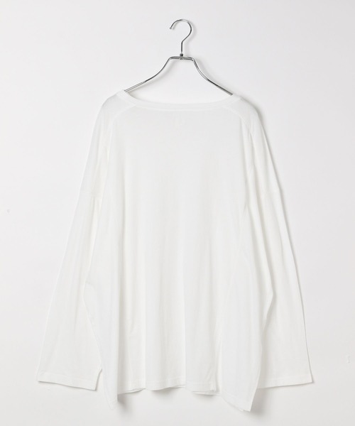 BAYFLOW（ベイフロー）の「【EF(エフ)】シアールーズロングスリーブ(WOMEN）（Tシャツ/カットソー・レディース・チャコール/オフホワイト/レッド・FREE）」の13枚目の写真