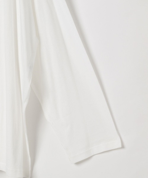 BAYFLOW（ベイフロー）の「【EF(エフ)】シアールーズロングスリーブ(WOMEN）（Tシャツ/カットソー・レディース・チャコール/オフホワイト/レッド・FREE）」の15枚目の写真