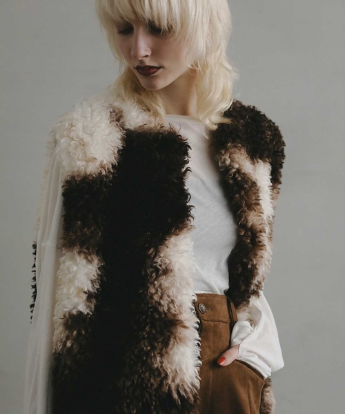 BAYFLOW（ベイフロー）の「【EF(エフ)】シアールーズロングスリーブ(WOMEN）（Tシャツ/カットソー・レディース・チャコール/オフホワイト/レッド・FREE）」の22枚目の写真