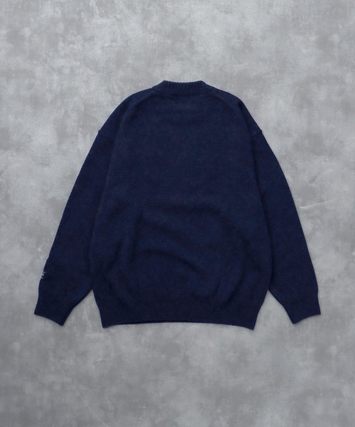 The Endless Summer（エンドレスサマー）の「TES SAGARA BUHI WOOL KNIT / クルーネックニット（ニット/セーター・メンズ・オフホワイト/グレー/ブラック/ネイビー・LARGE/MEDIUM/SMALL/X-LARGE）」の16枚目の写真