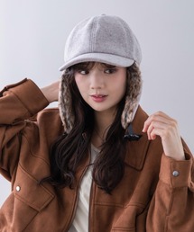 Ruben | WOOL LIKED EARCOVER CAP/ファー耳付きキャップ(キャップ)