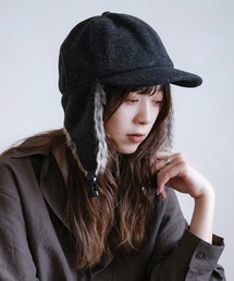 Ruben([x)WOOL LIKED EARCOVER CAP/t@[tLbv(Lbv)