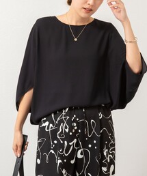 NOLLEY’S | ウォッシャブルバックサテンコクーンブラウス(シャツ/ブラウス)