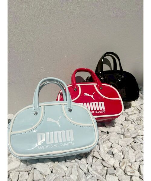 PUMA（プーマ）の「【PUMA】1976 マイクログリップバッグ（ハンドバッグ・レディース・ブラック/レッド/ライトブルー・FREE）」の5枚目の写真