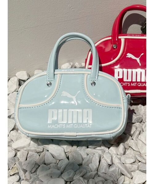 PUMA（プーマ）の「【PUMA】1976 マイクログリップバッグ（ハンドバッグ・レディース・ブラック/レッド/ライトブルー・FREE）」の6枚目の写真