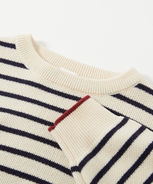 devirock（デビロック）の「洗える デザインいろいろ ガールズ ジャガードニット（ニット/セーター・キッズ・ホワイト系その他/ブラック系/ブルー系その他/パープル系/ホワイト系/レッド系・S/M/L）」の15枚目の写真