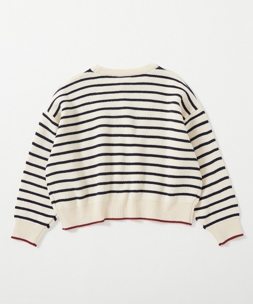 devirock（デビロック）の「洗える デザインいろいろ ガールズ ジャガードニット（ニット/セーター・キッズ・ホワイト系その他/ブラック系/ブルー系その他/パープル系/ホワイト系/レッド系・S/M/L）」の19枚目の写真