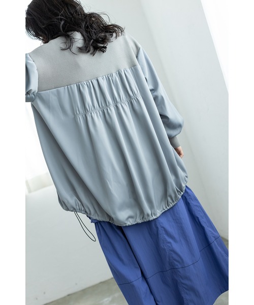 新品オズモーシスOSMOSIS バックロングジップニットカーディガン　完売品 バックロングジップニットカーディガン（ニット/セーター）｜OSMOSIS