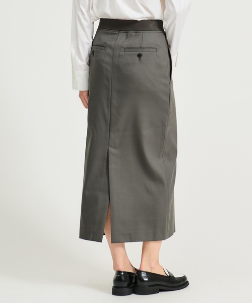 ESTNATION（エストネーション）の「ESTNATION / リブロング タイトスカート（スカート・レディース・モカ/グレー・38/36）」の11枚目の写真