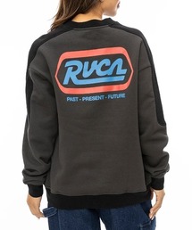【RVCA/ルーカ】24AW STATION TRACK CREW/バックプリントスウェットトレーナー
