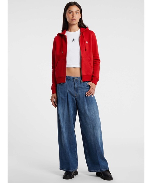 GUESS JEANS G12 Pleated Extra Wide Leg デニムパンツ ワイドジーンズ