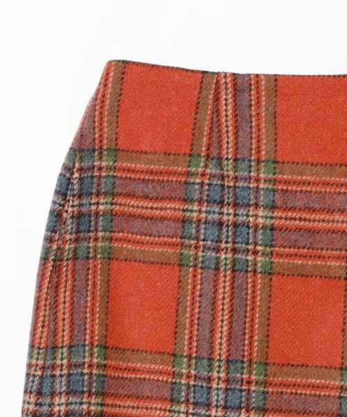 BEAMS BOY(ビームスボーイ)の「【2/5再値下げ】ハリスツイード フリンジ スカート(スカート・レディース・オレンジ/イエロー・1/2)」の12枚目の写真