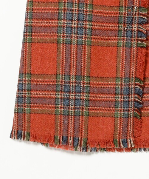 BEAMS BOY(ビームスボーイ)の「【2/5再値下げ】ハリスツイード フリンジ スカート(スカート・レディース・オレンジ/イエロー・1/2)」の14枚目の写真