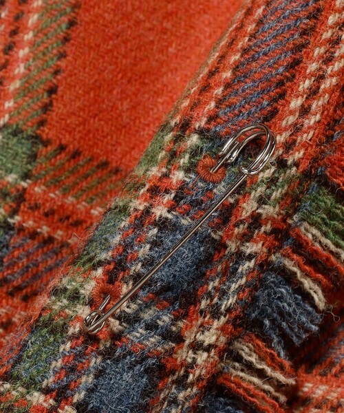 BEAMS BOY(ビームスボーイ)の「【2/5再値下げ】ハリスツイード フリンジ スカート(スカート・レディース・オレンジ/イエロー・1/2)」の17枚目の写真