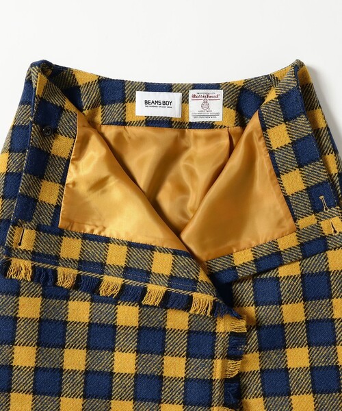 BEAMS BOY(ビームスボーイ)の「【2/5再値下げ】ハリスツイード フリンジ スカート(スカート・レディース・オレンジ/イエロー・1/2)」の19枚目の写真