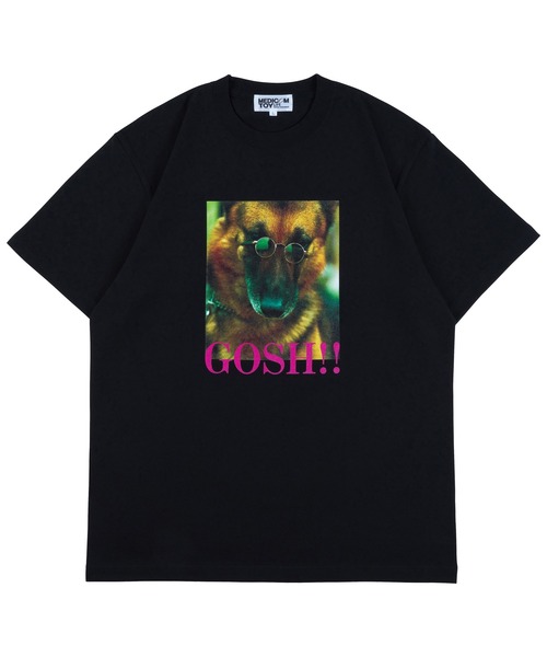 MEDICOM TOY（メディコムトイ）の「MLE × THE オリバーな犬、(GOSH!!) このヤロウ MOVIE "DOG" TEE（Tシャツ/カットソー・メンズ・ホワイト/ブラック・MEDIUM/SMALL/X-LARGE/LARGE）」の2枚目の写真