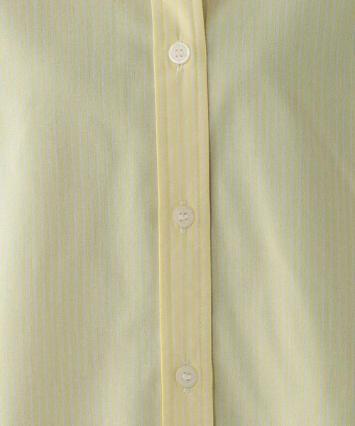 GLOBAL WORK（グローバルワーク）の「365日マイスタイルシャツ/571317（シャツ/ブラウス・レディース・ブルー/オフホワイト/その他/ライトブルー/スカイブルー/サックスブルー/ライトベージュ/イエロー/ブルー系その他/ブラウン系その他/ピンク系その他/グレー・MEDIUM/LARGE/SMALL）」の17枚目の写真