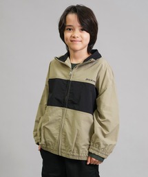 並行輸入品　ナイロンジャケット ダークグリーン ロゴス パーク ナイロンジャケット 撥水 LOGOS park フルジップ