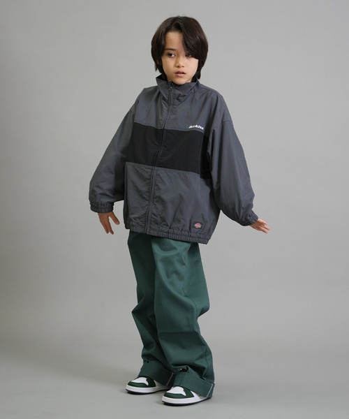 Dickies(ディッキーズ)の「【ムラサキスポーツ限定】Dickies/ディッキーズ DK ナイロントラックジャケット キッズ ジャケット 253K10M201(ナイロンジャケット・キッズ・ブラック/カーキ/チャコール・130cm/140cm/150cm/160cm)」の12枚目の写真