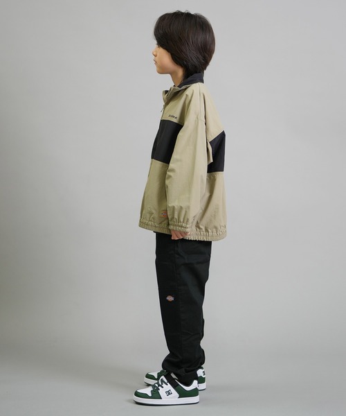 Dickies(ディッキーズ)の「【ムラサキスポーツ限定】Dickies/ディッキーズ DK ナイロントラックジャケット キッズ ジャケット 253K10M201(ナイロンジャケット・キッズ・ブラック/カーキ/チャコール・130cm/140cm/150cm/160cm)」の18枚目の写真