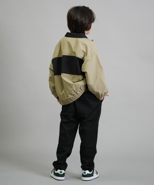 Dickies(ディッキーズ)の「【ムラサキスポーツ限定】Dickies/ディッキーズ DK ナイロントラックジャケット キッズ ジャケット 253K10M201(ナイロンジャケット・キッズ・ブラック/カーキ/チャコール・130cm/140cm/150cm/160cm)」の20枚目の写真