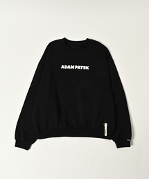 【ADAMPATEK/アダムパテック】logo crewneck ロゴスウェット