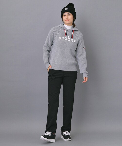 adabat(アダバット)の「【ADABAT NAVY】【撥水】裏起毛ストレッチパンツ(その他パンツ・レディース・ブラック/ホワイト・36/38/40/42)」の13枚目の写真